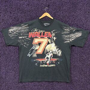 Morgan Wallen I'm The Problem Double Sided Racing T-Shirt Size XXL